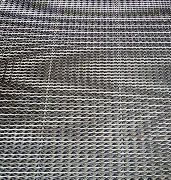 Struttura del tappeto metallico — Foto Stock