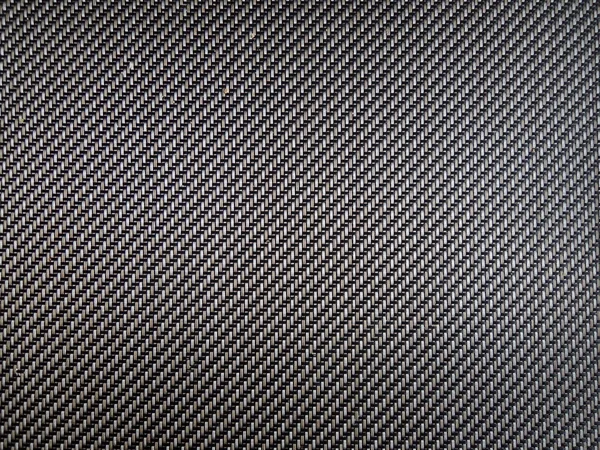 Texture tissée artisanale noire et blanche — Photo