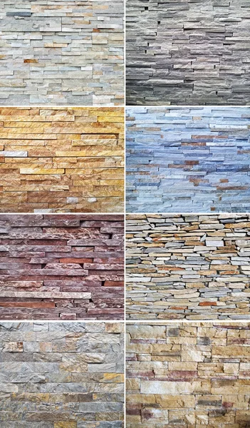 Stone collage background — Stock Photo, Image