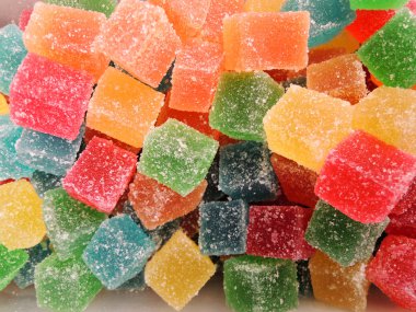 renkli jöle arka plan makro