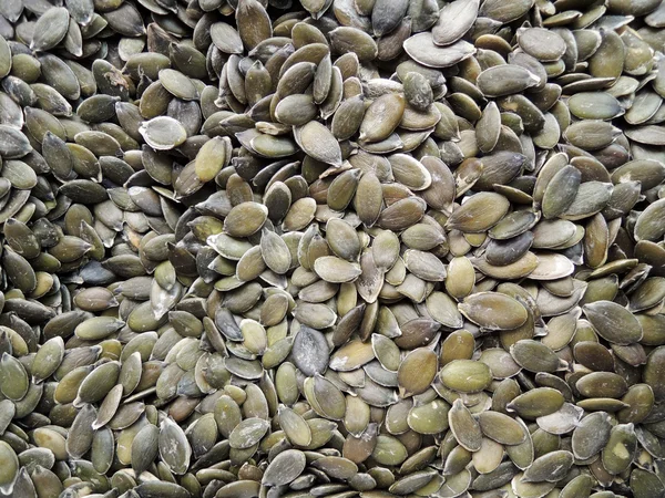 Pumpkin seeds background — Stock Photo, Image