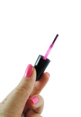 renk oje beyaz zemin üzerine izole