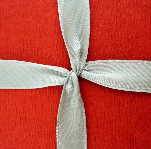 Red ribbon — Stock Photo, Image