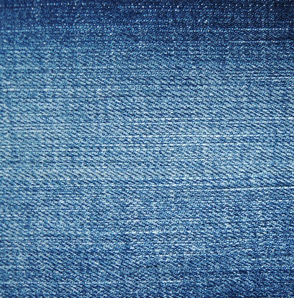 Textur von Blue Jeans Textil Nahaufnahme — Stockfoto