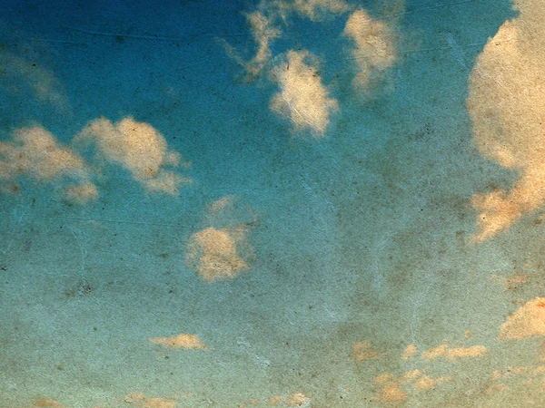 Винтажное голубое небо — стоковое фото
