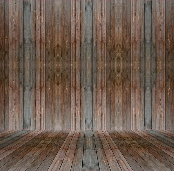 Abstracte oude houten kamer — Stockfoto