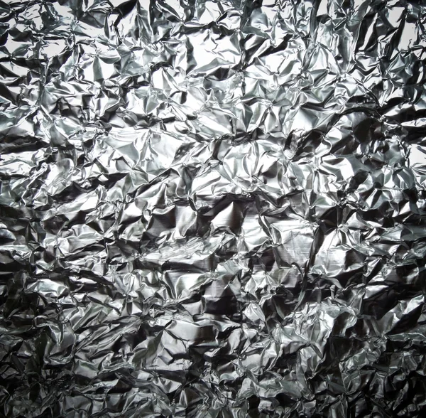 Закрыть алюминиевую фольгу — стоковое фото