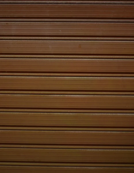 Brown steel door texture — Stock Photo, Image