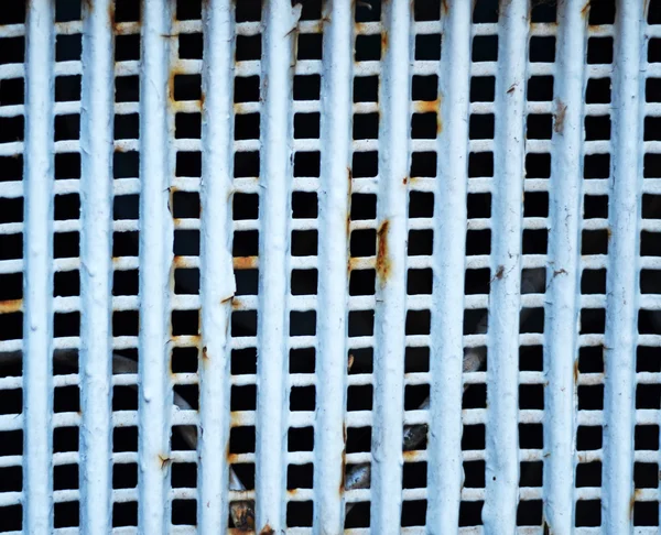 Rusty metal grid for background — Stock Photo, Image