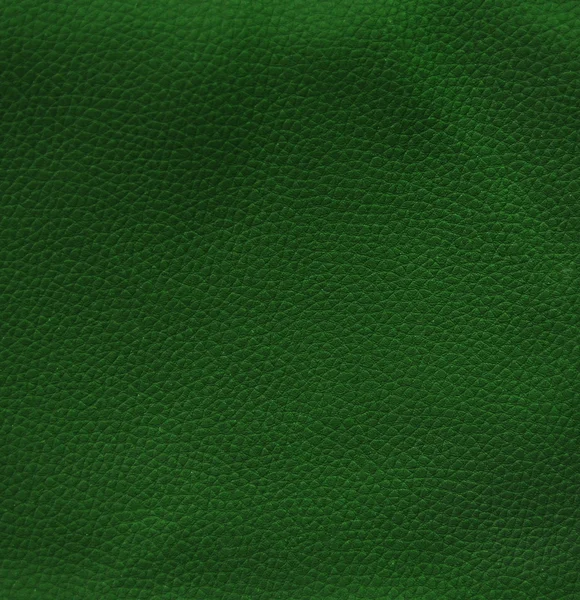 Green leather texture for background — Stock Photo, Image