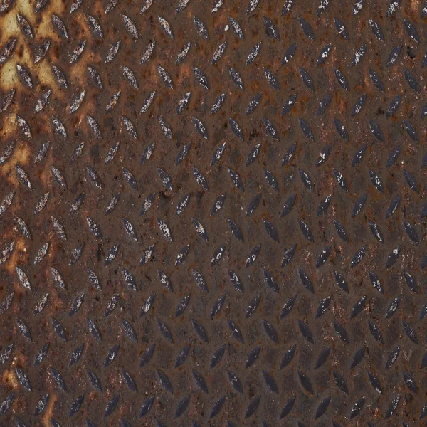 Background of metal diamond plate — Stock Photo, Image