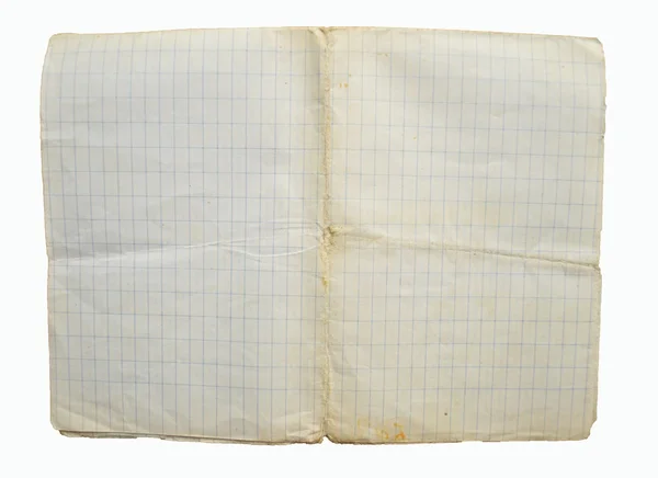 White squared paper sheet. — Stock Photo, Image
