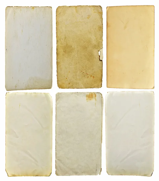 Ancien ensemble de papier blanc vintage — Photo