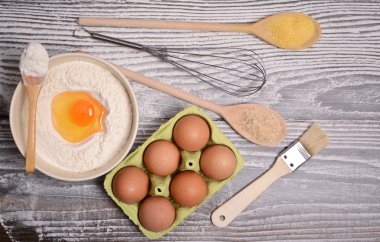 Ev yapımı pişirme hazırlıkları