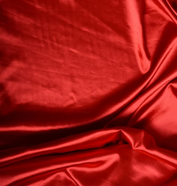 Arka plan metni için bir yer ile kırmızı ipek — Stok fotoğraf