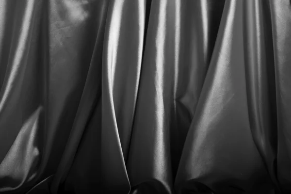 Silver silk background close up — Stock Photo, Image