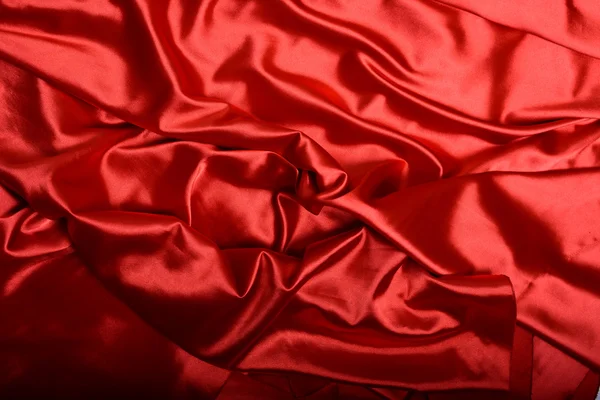 Fundo de seda vermelho — Fotografia de Stock