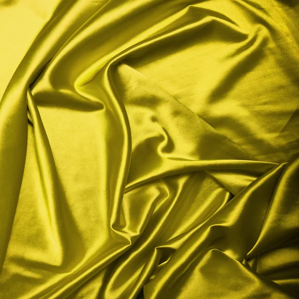 Yellow silk background texture close up — Stock Photo, Image