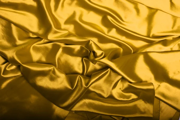 Yellow silk background texture Stock Photo