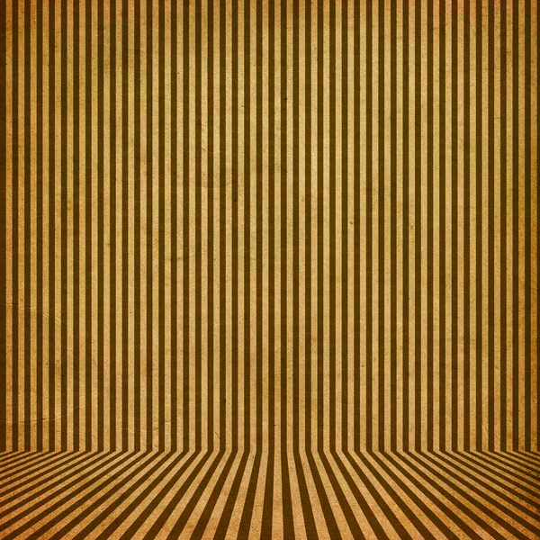 Brown vintage stripe room background — Stock Photo, Image