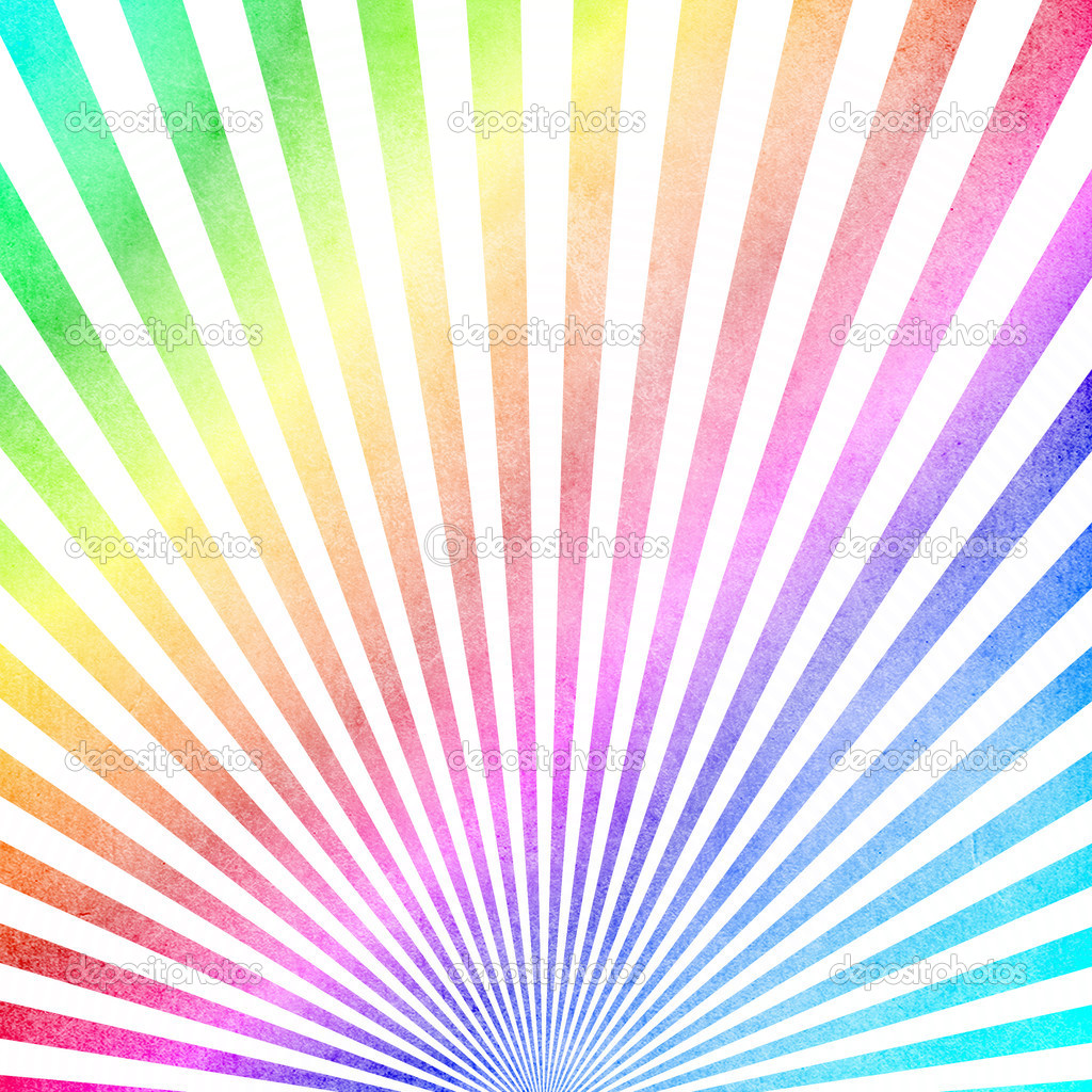 Multicolored vintage ray pattern background