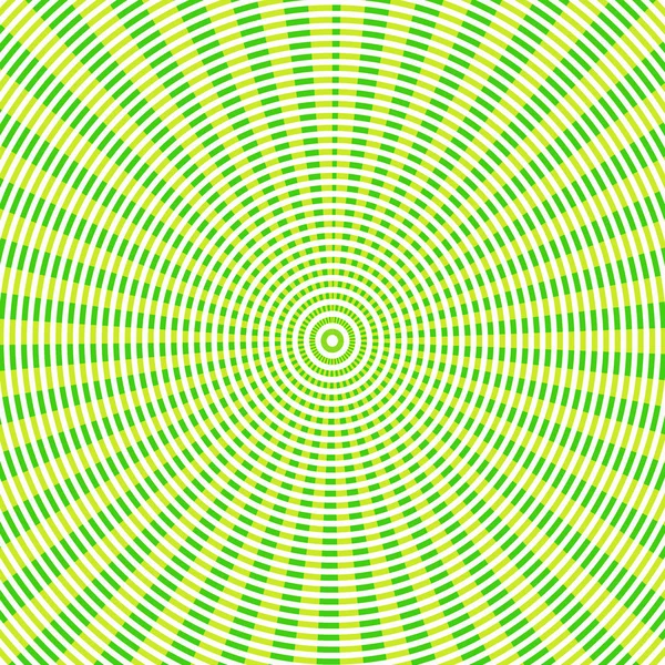 Retro green stripes, circles or lines in target style illustrati — Stock Photo, Image