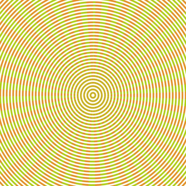 Retro orange stripes, circles or lines in target style illustrat — Stock Photo, Image
