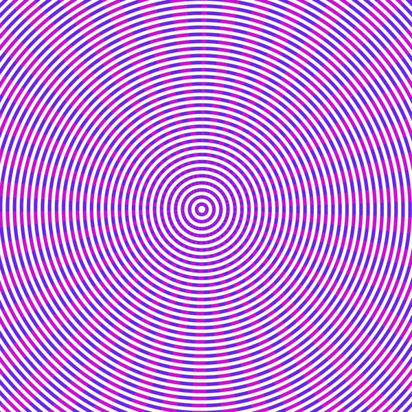 Retro lila Streifen, Kreise oder Linien im Target-Stil veranschaulichen — Stockfoto