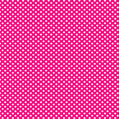 Beyaz puantiyeli desenli pembe bir arka plan