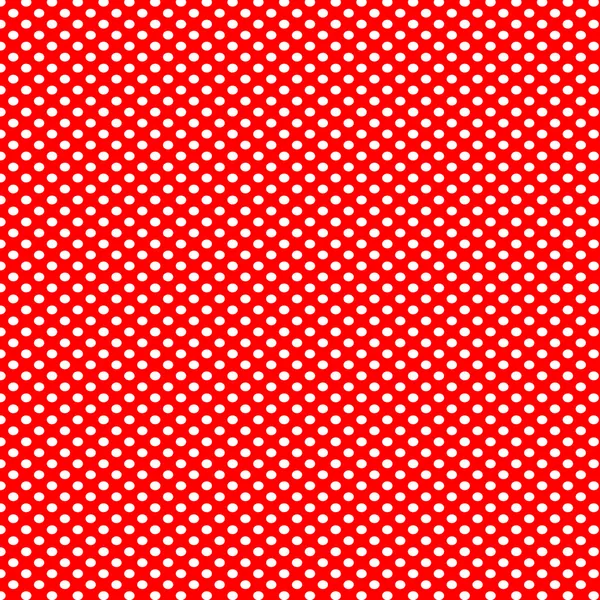 Red background with white polka dots pattern — Stock Photo, Image