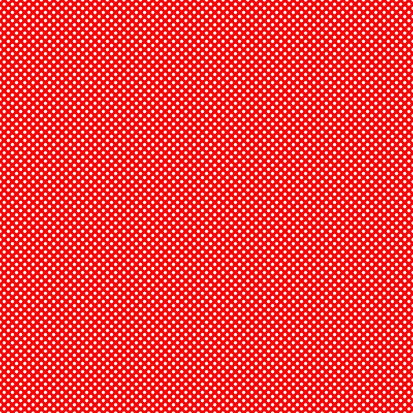 Fond rouge avec motif à pois blancs — Photo