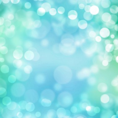 Turkuaz pastel bokeh arka plan