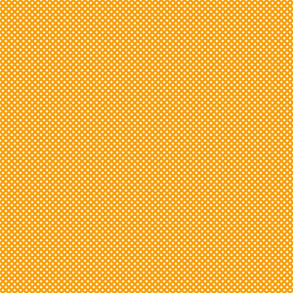 Orange background with white polka dots pattern — Stock Photo, Image