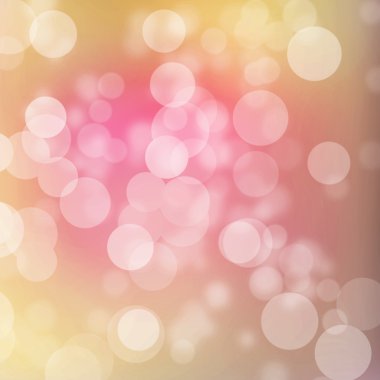 Sarı pastel bokeh arka plan