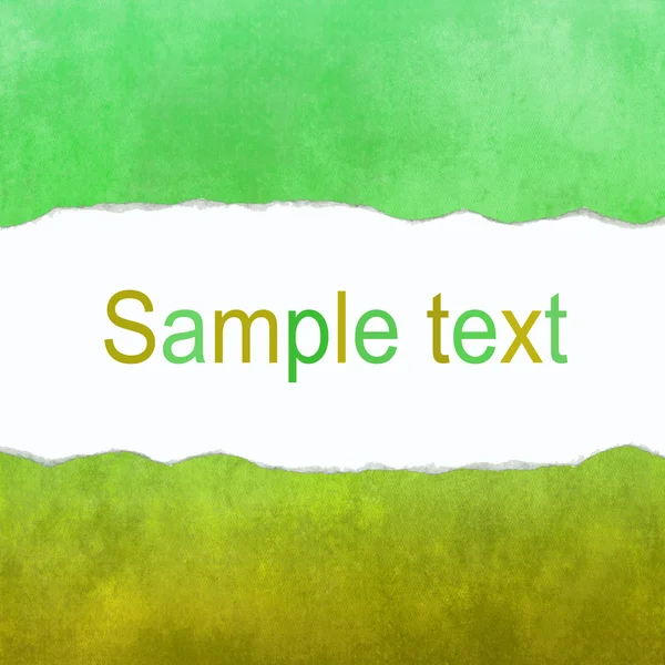 Žluté a zelené na plátno s prostorem pro text — Stock fotografie