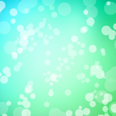 Turkuaz ve yeşil ışık bokeh arka plan dokusu