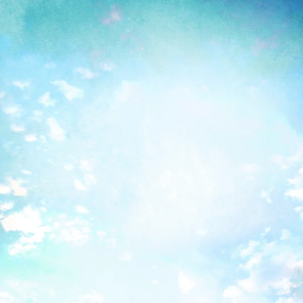 Синя старовинна текстура фону неба — стокове фото