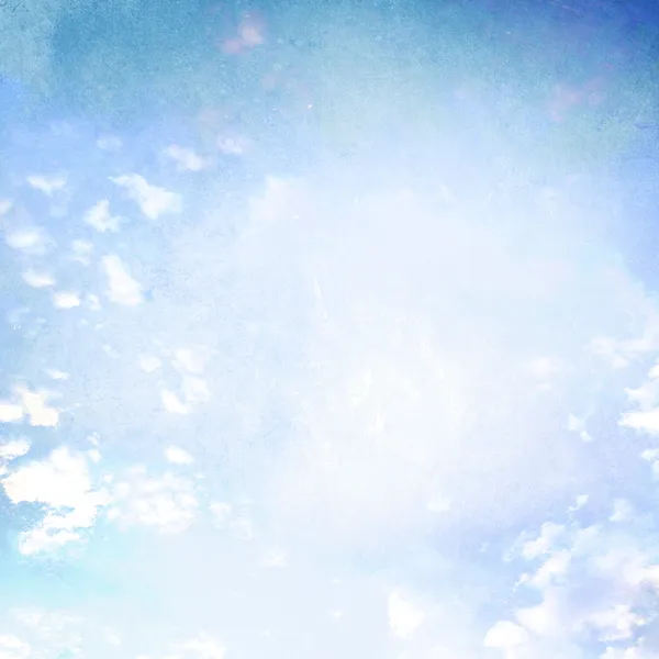 Синяя винтажная текстура неба — стоковое фото