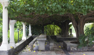 Rahatlamak için gazebo