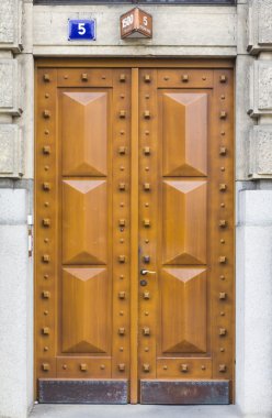 ahşap giriş kapısı