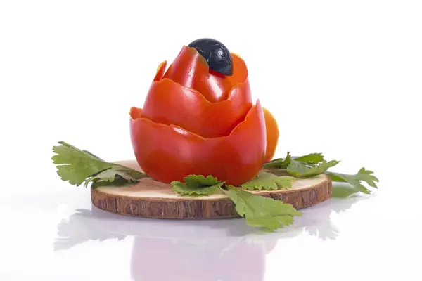 Pomidor z kW — Zdjęcie stockowe