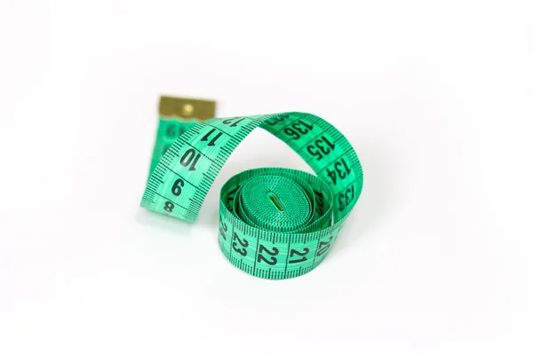 Measure tape isolated on white background — Stock Photo, Image