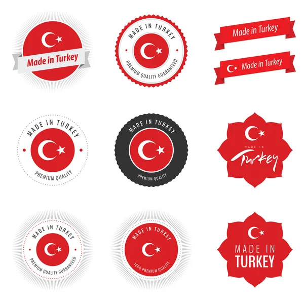 Türkiye etiketleri, rozetler ve çıkartmalar yaptı