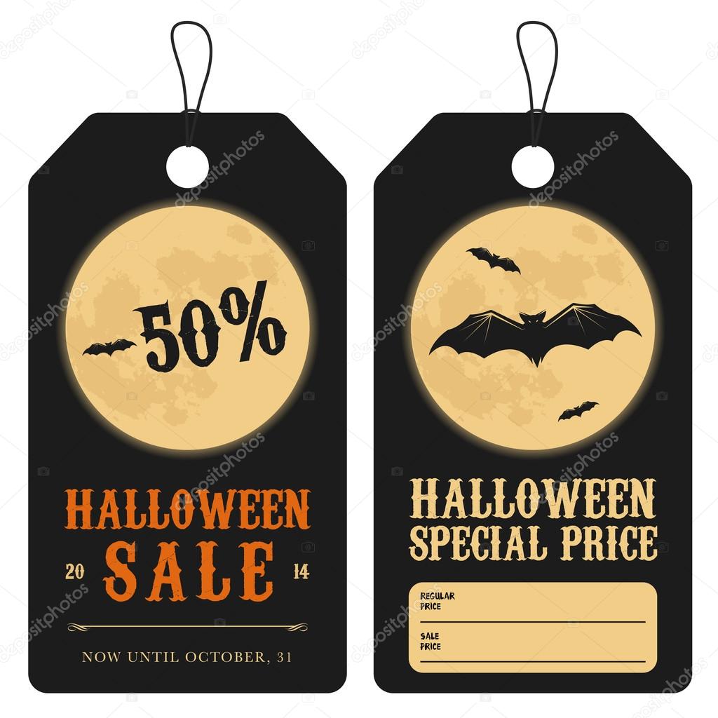 Halloween special price tags