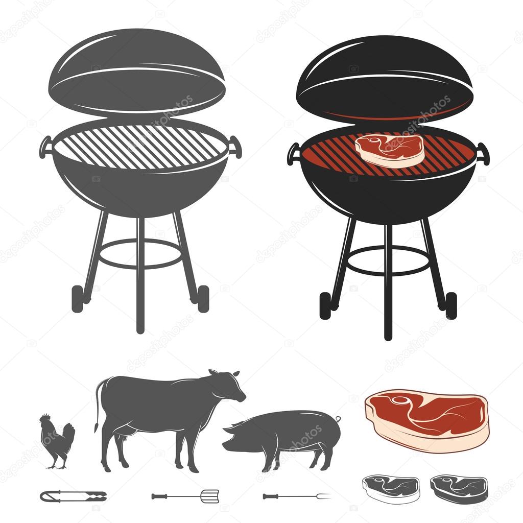 Barbecue elements set
