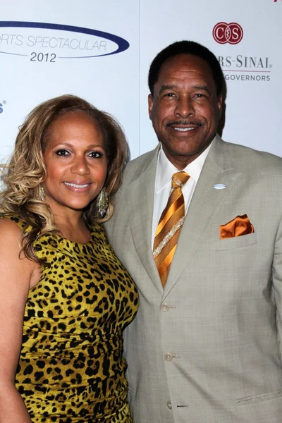 Dave Winfield and wife Tanya — Stock Photo, Image