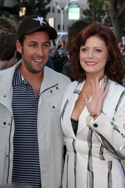 Adam Sandler and Susan Sarandon — Stock Photo, Image