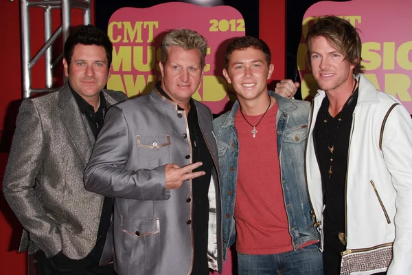 Rascal Flatts and Scotty McCreery — Stock Photo, Image