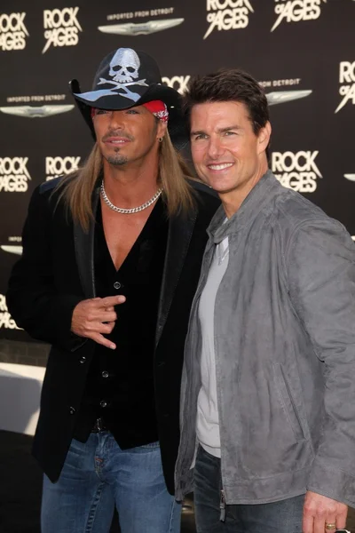 Bret michaels, tom cruise — Stockfoto