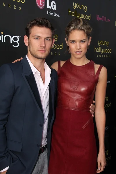 Alex Pettyfer, Cody Horn — Stock Photo, Image